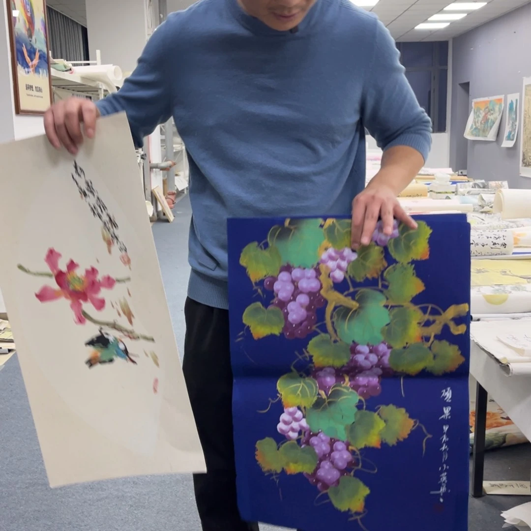国画手绘画作品和绘画