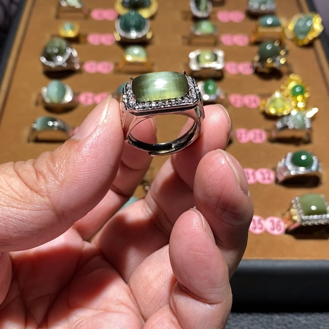 奋***强和田玉未镶嵌戒指