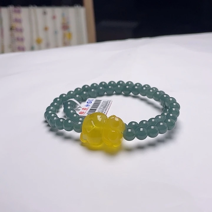 蜜蜡未镶嵌裸石手串