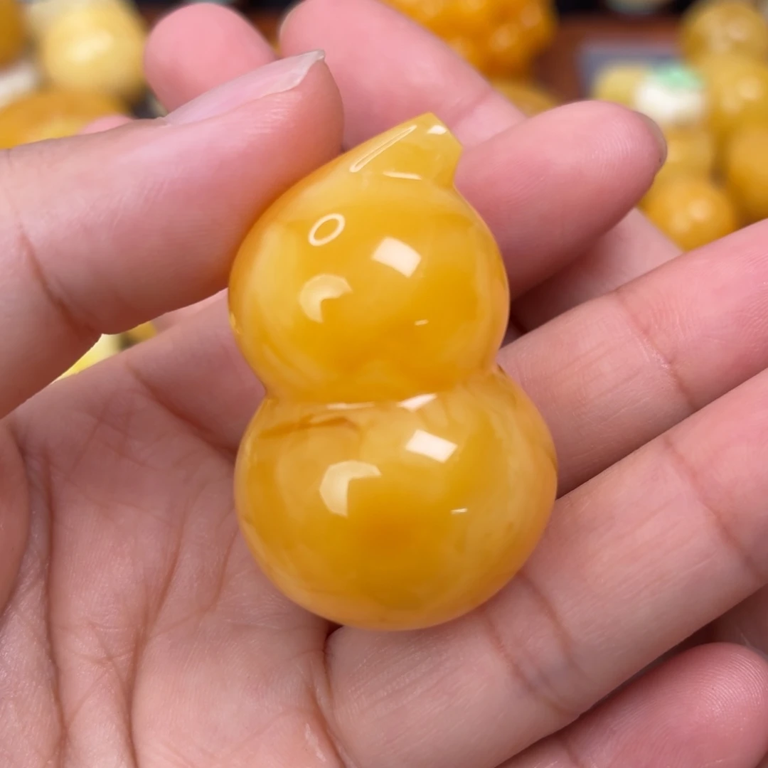 蜜蜡未镶嵌吊坠(不含链)葫芦