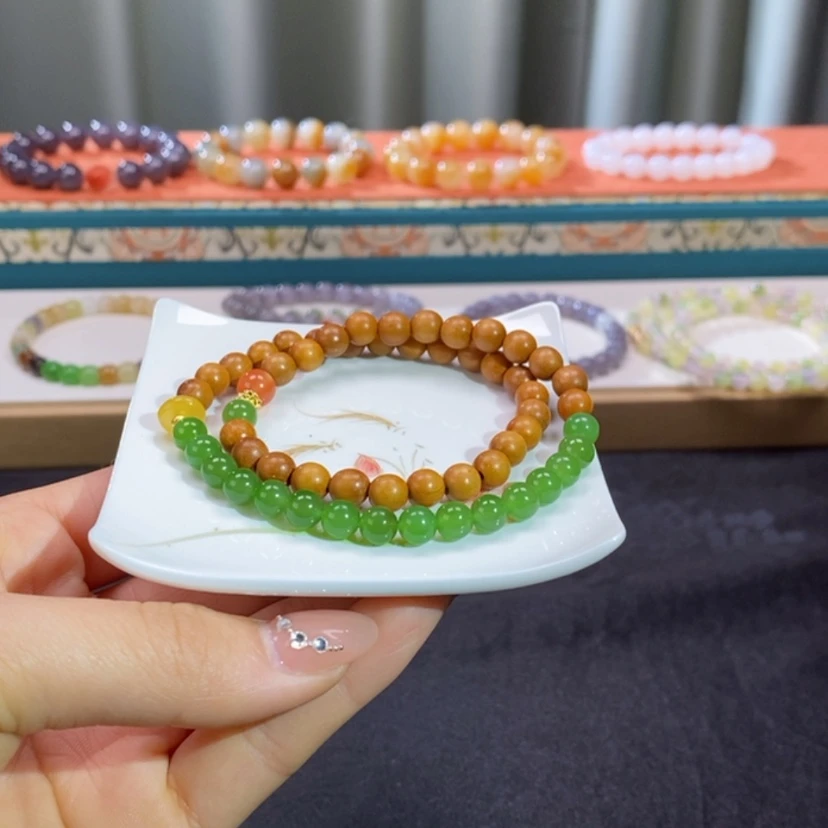 【闪购商品】未镶嵌手链和田玉（糖玉）