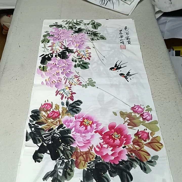 国画风**去国画花鸟花鸟国画