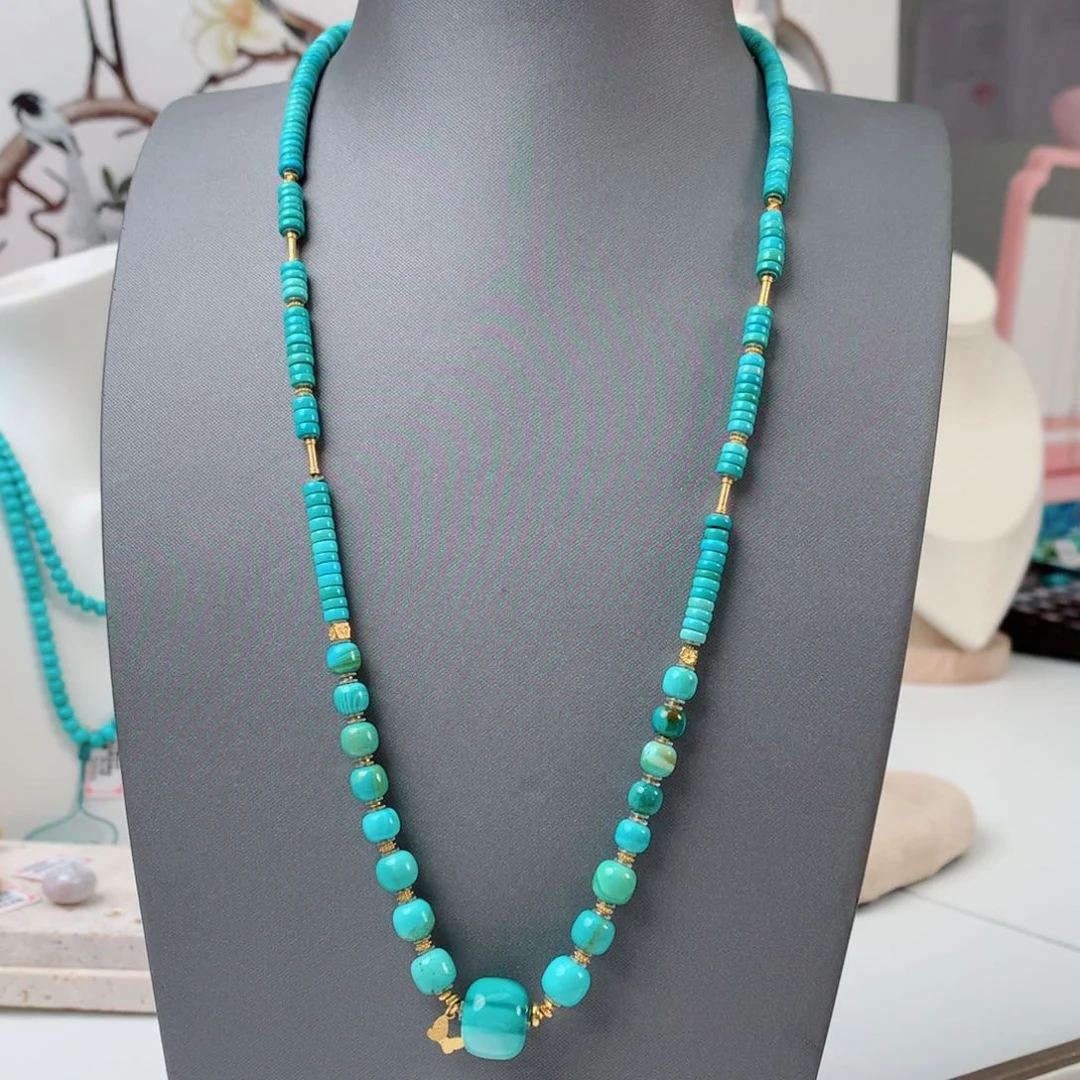 绿松石其他18K金镶嵌