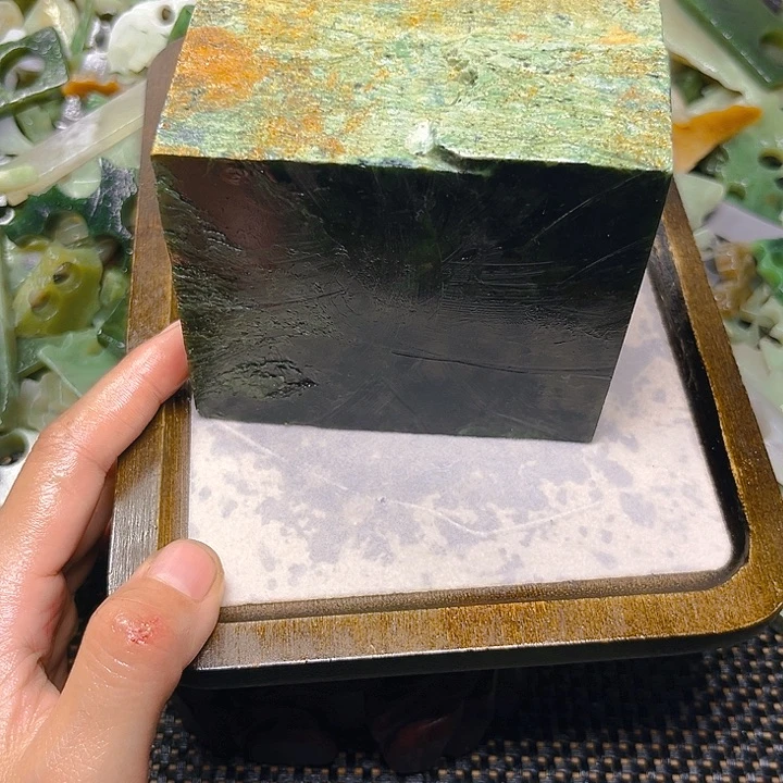 未镶嵌和田玉珠宝半成品1****一