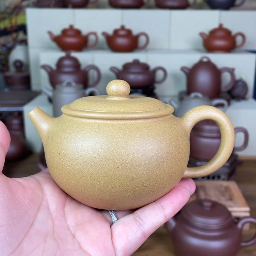 【闪购商品】紫砂茶壶梓*黄段玉珠壶