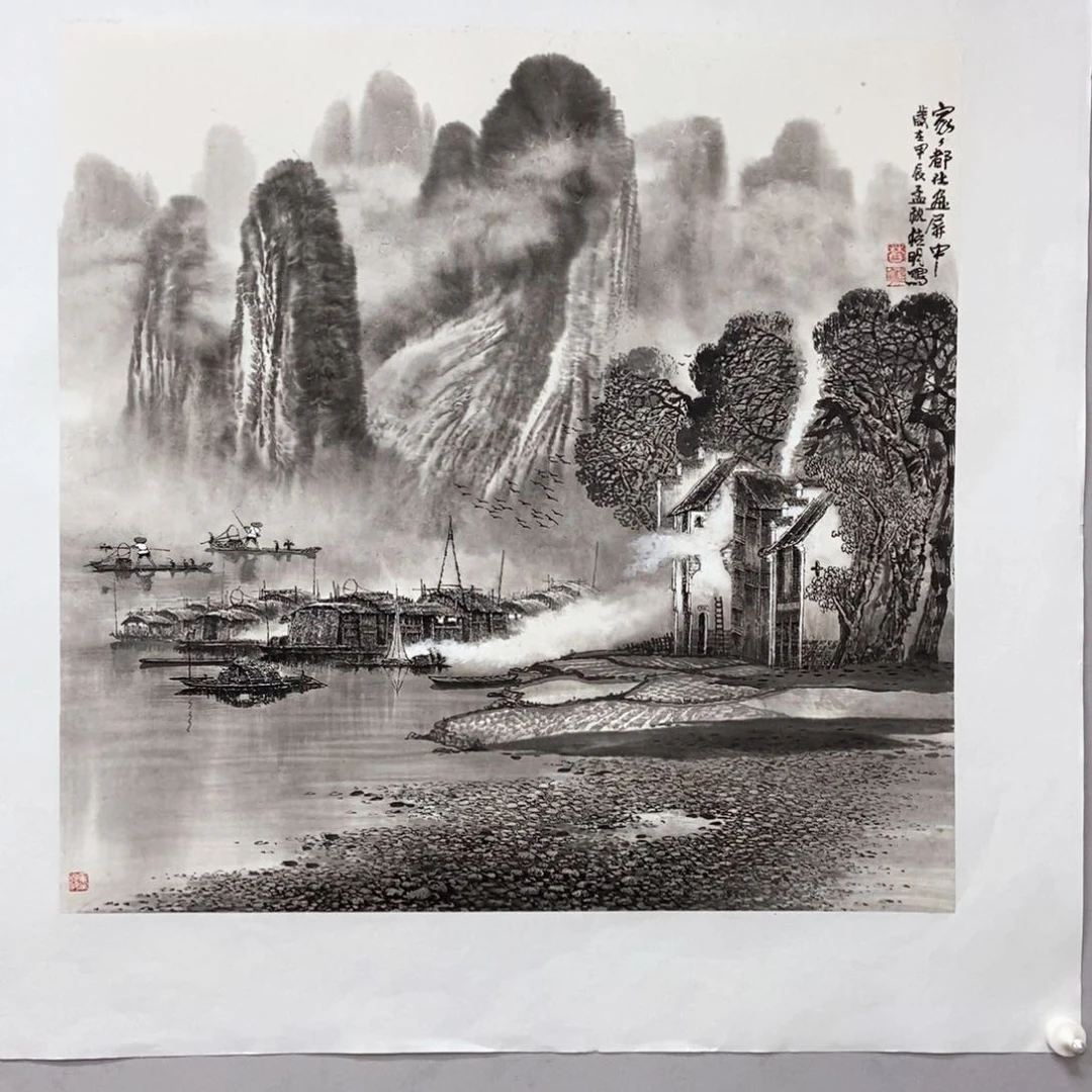 国画品**间莫桂明四尺斗方精品佳作