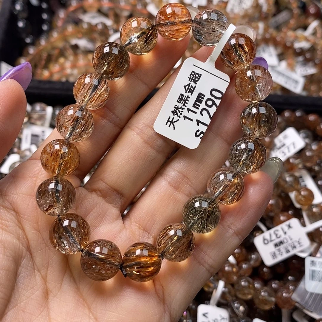 未镶嵌水晶手链水