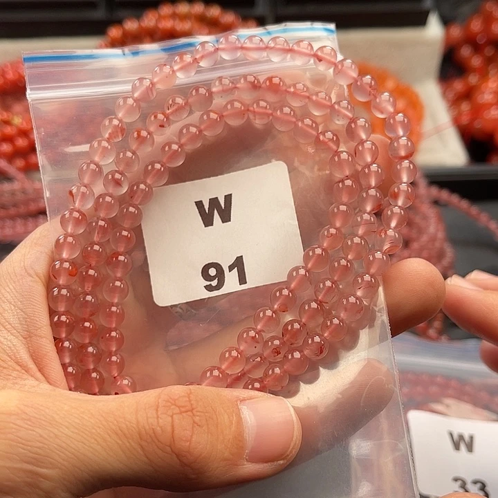 南红玛瑙未镶嵌多样性发货默认微瑕称重5mm