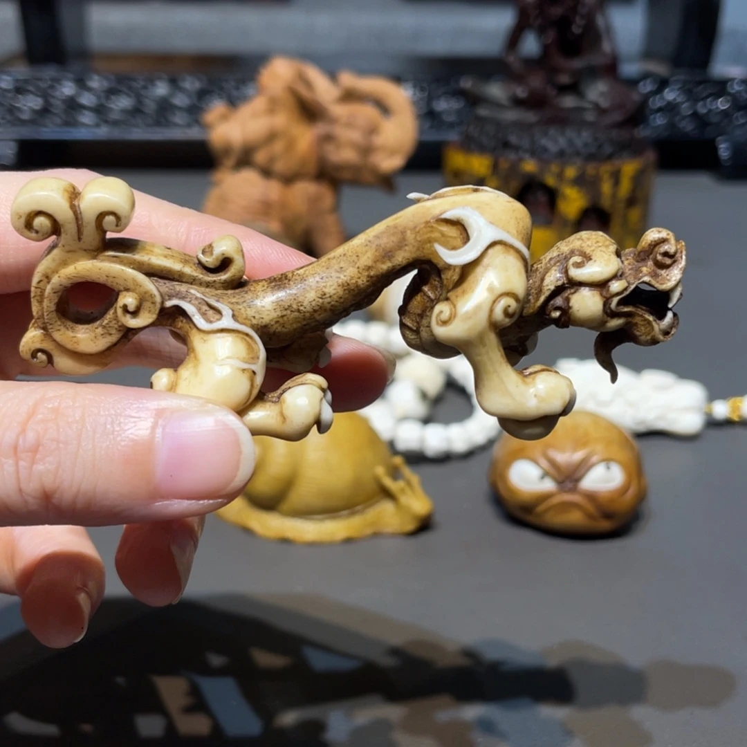 安***厂香榧木鹿角摆件工艺品