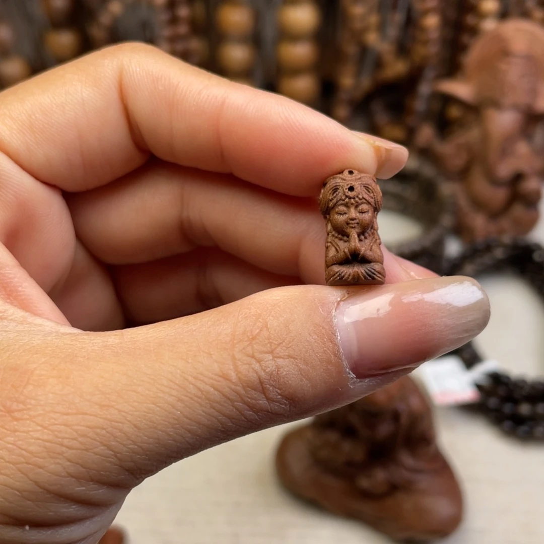 檀香木散珠印度老山檀香扎基