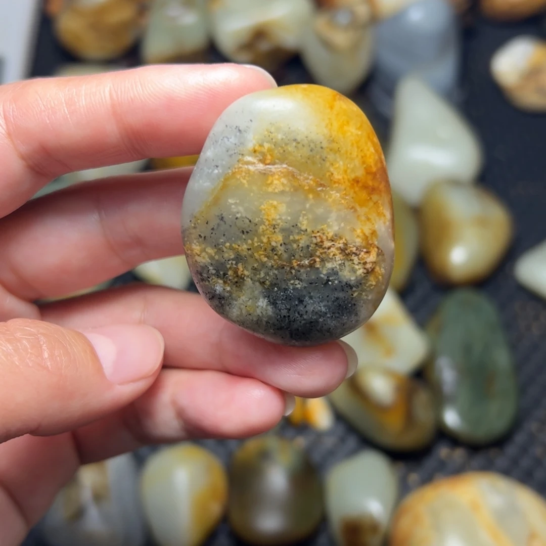 和田玉未镶嵌挂件A1