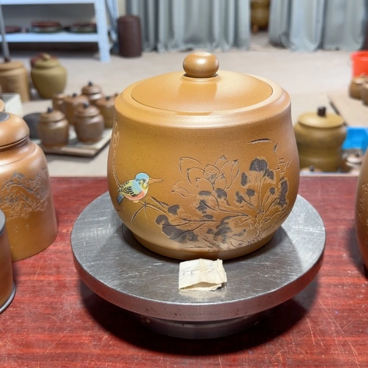 紫砂茶叶罐。。。。。。。。。。