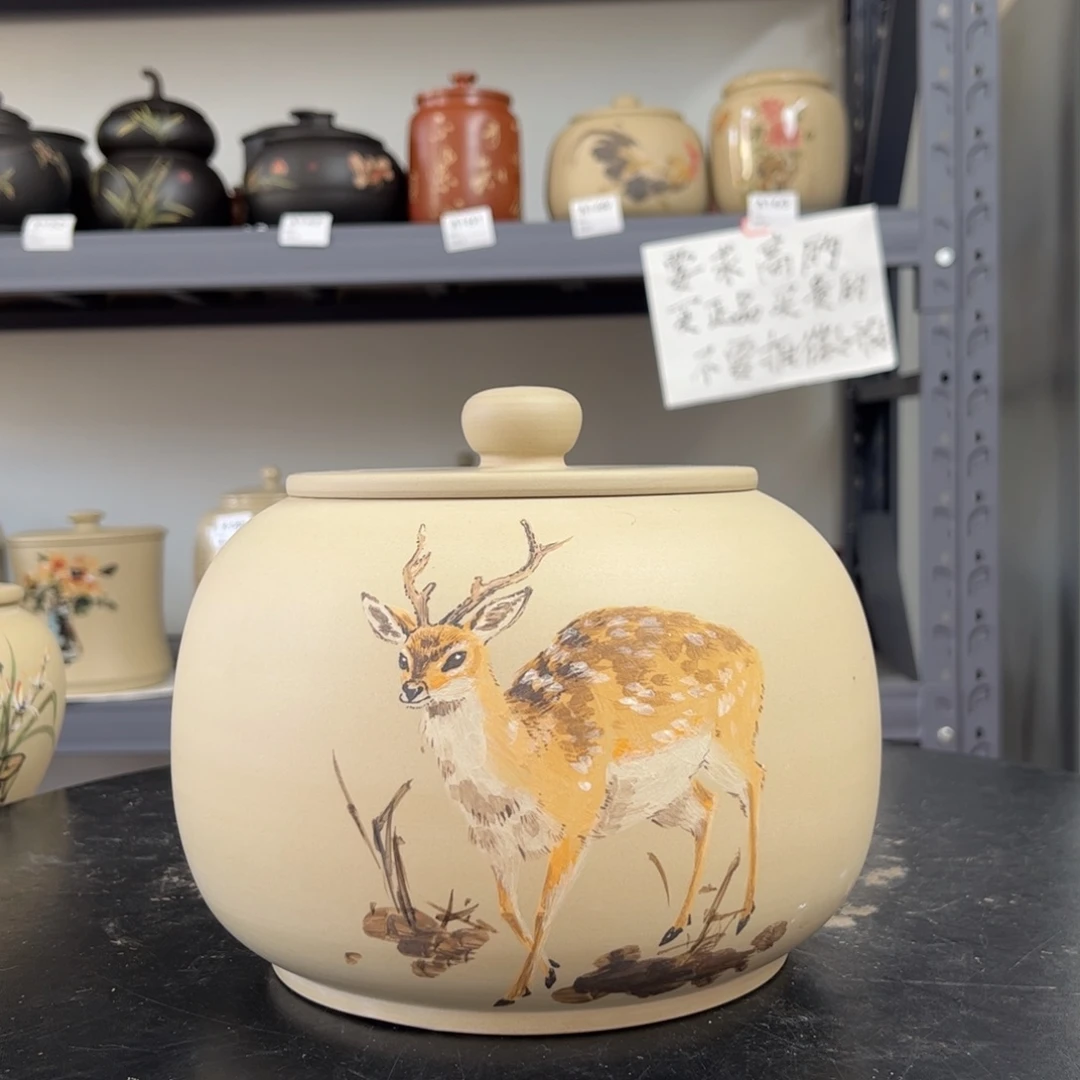 白泥哑光存茶罐醒茶罐微瑕16