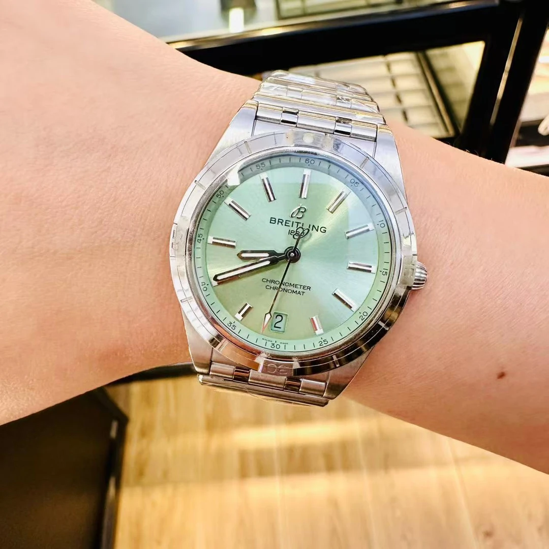 95新 BREITLING/百年灵 自动机械,36毫米,精钢,250101002