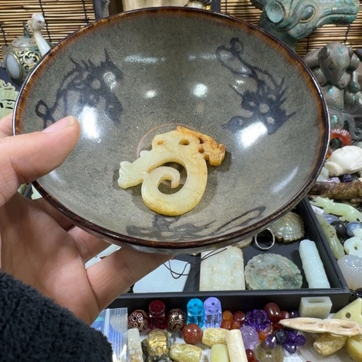 摆件郑*五旧藏收藏品龙090