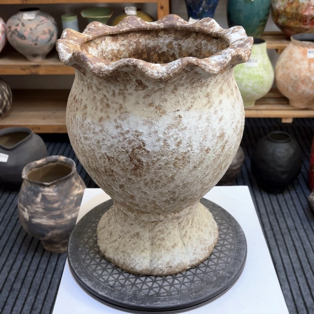 瓶好***到陶瓷瓶口径高度左右