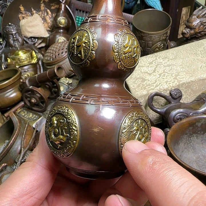 铜器办公室茶室摆件