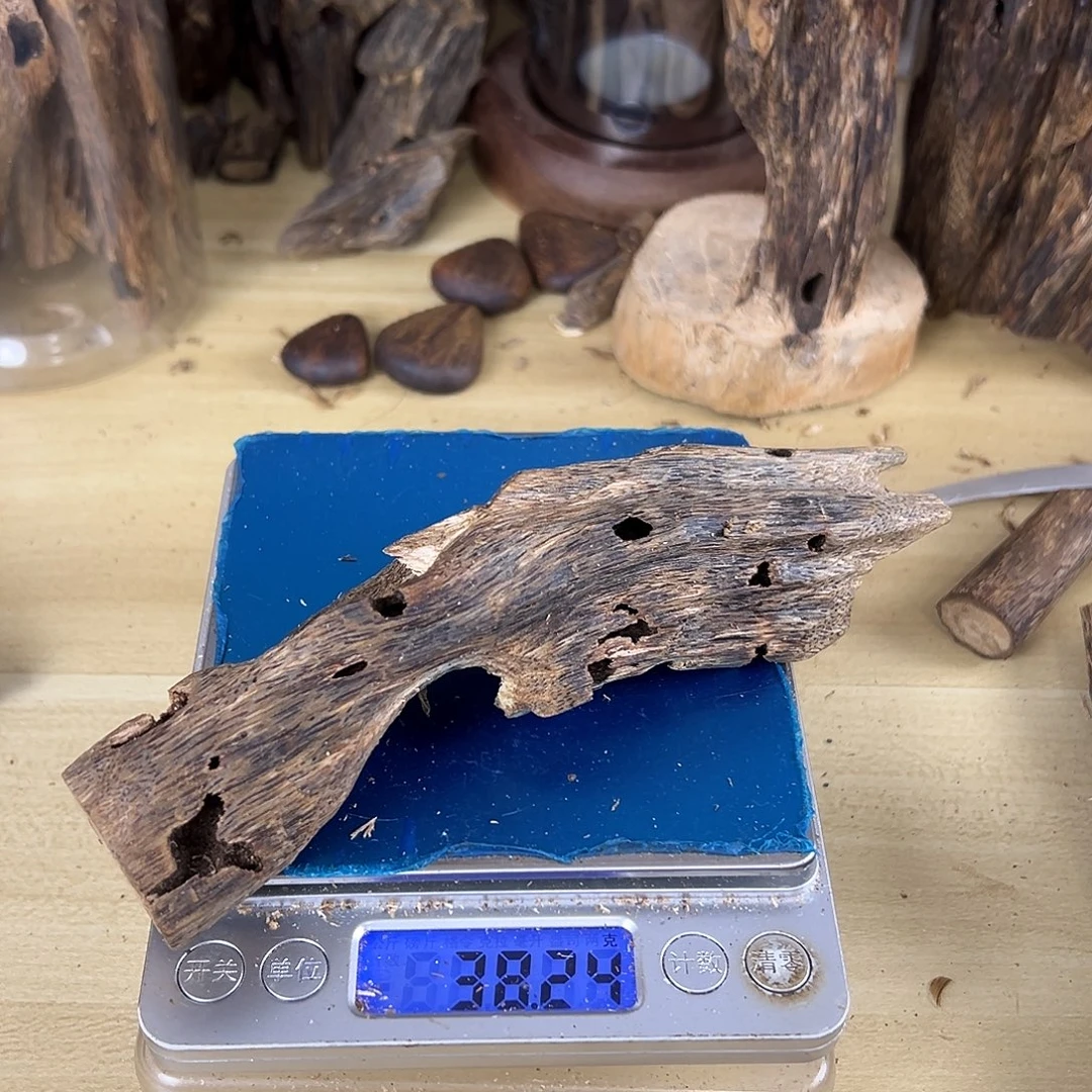 香料绿棋楠虫漏38克蓝宝石