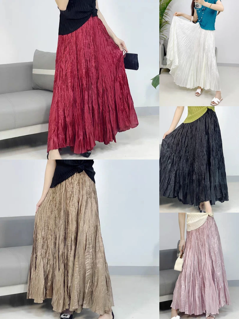 8142芭莎家大摆百褶裙