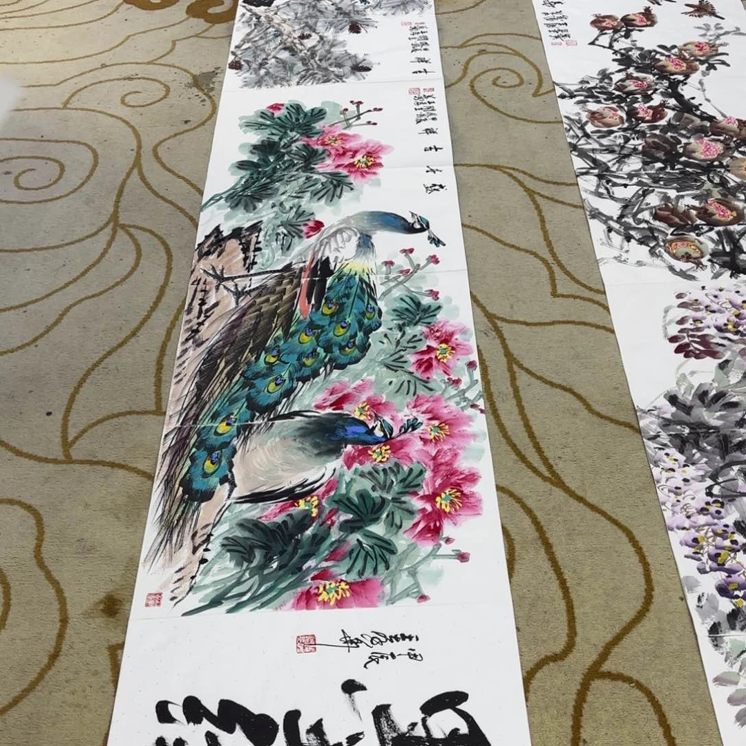 国画顺**为王孝华册页李欣主播