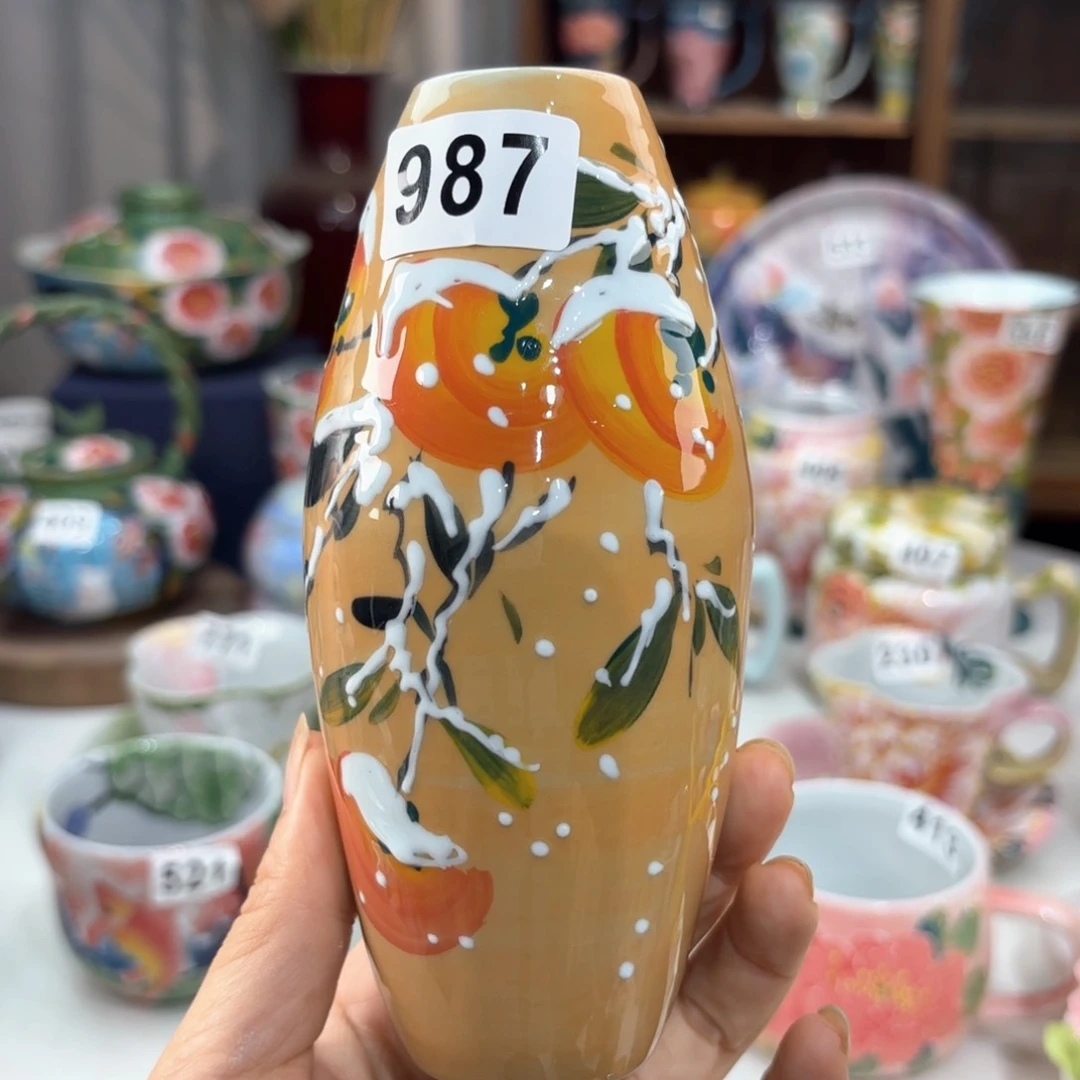 景德镇手绘高温釉下彩陶瓷茶具