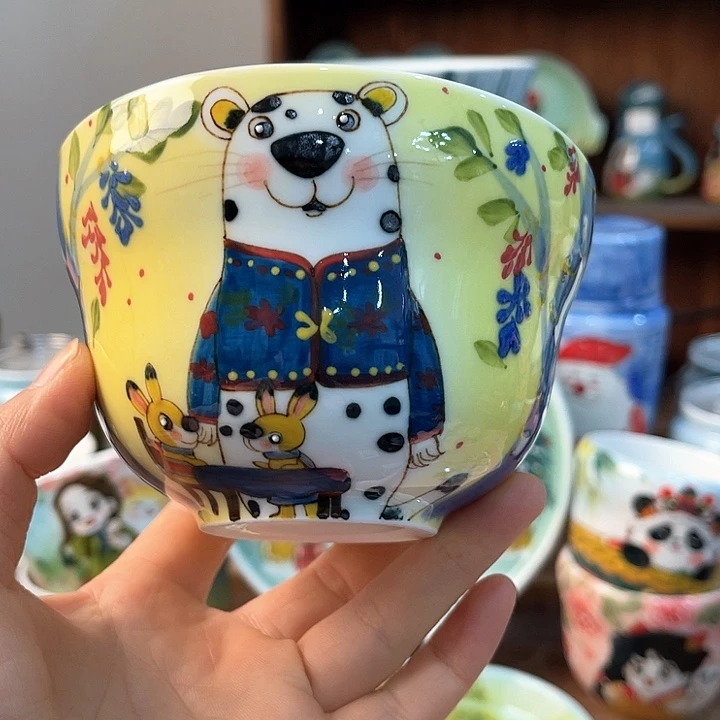 陶景德镇釉下手绘陶瓷