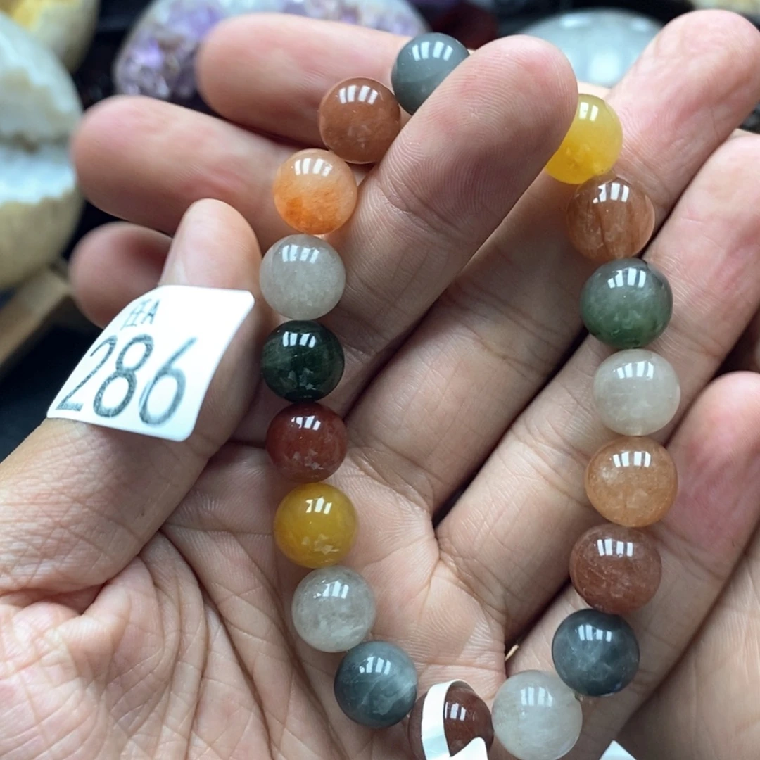 水晶手串未镶嵌兔毛
