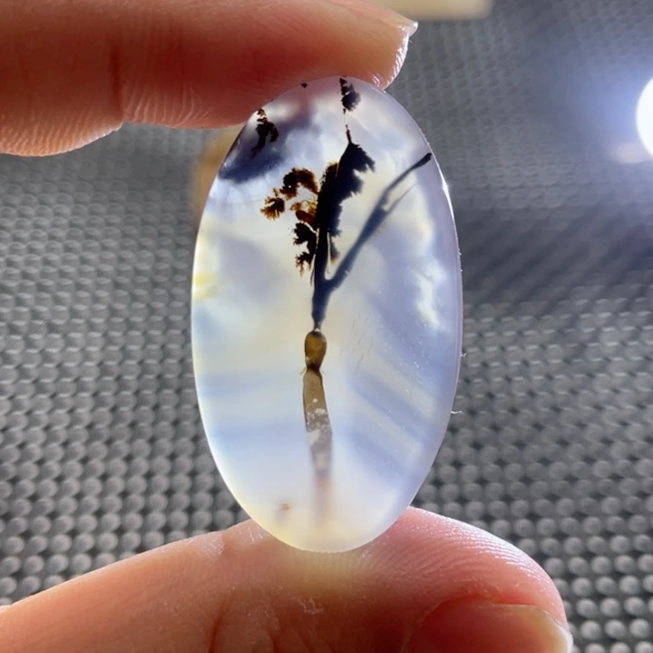 玛瑙/玉髓吊坠(不含链)未镶嵌天**月