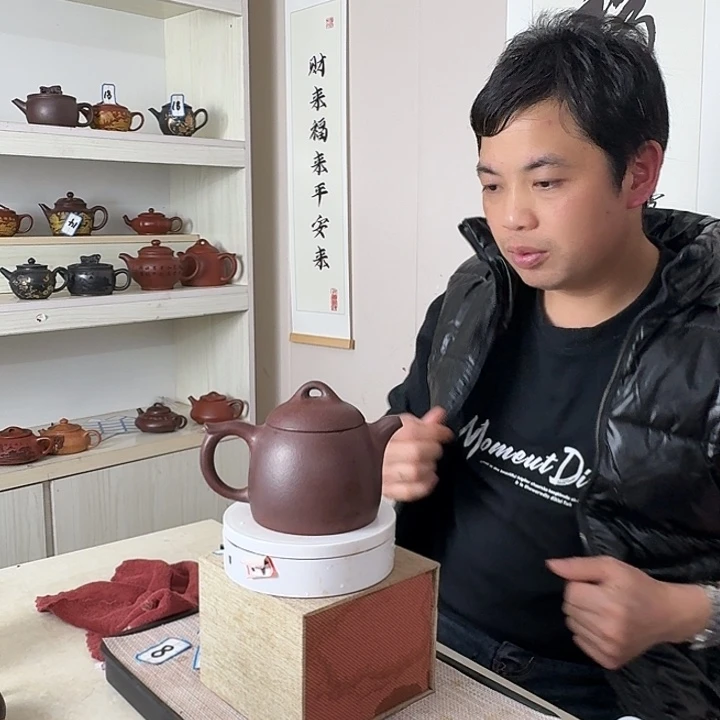 紫砂茶壶宜兴原矿紫砂茶壶容量500cc