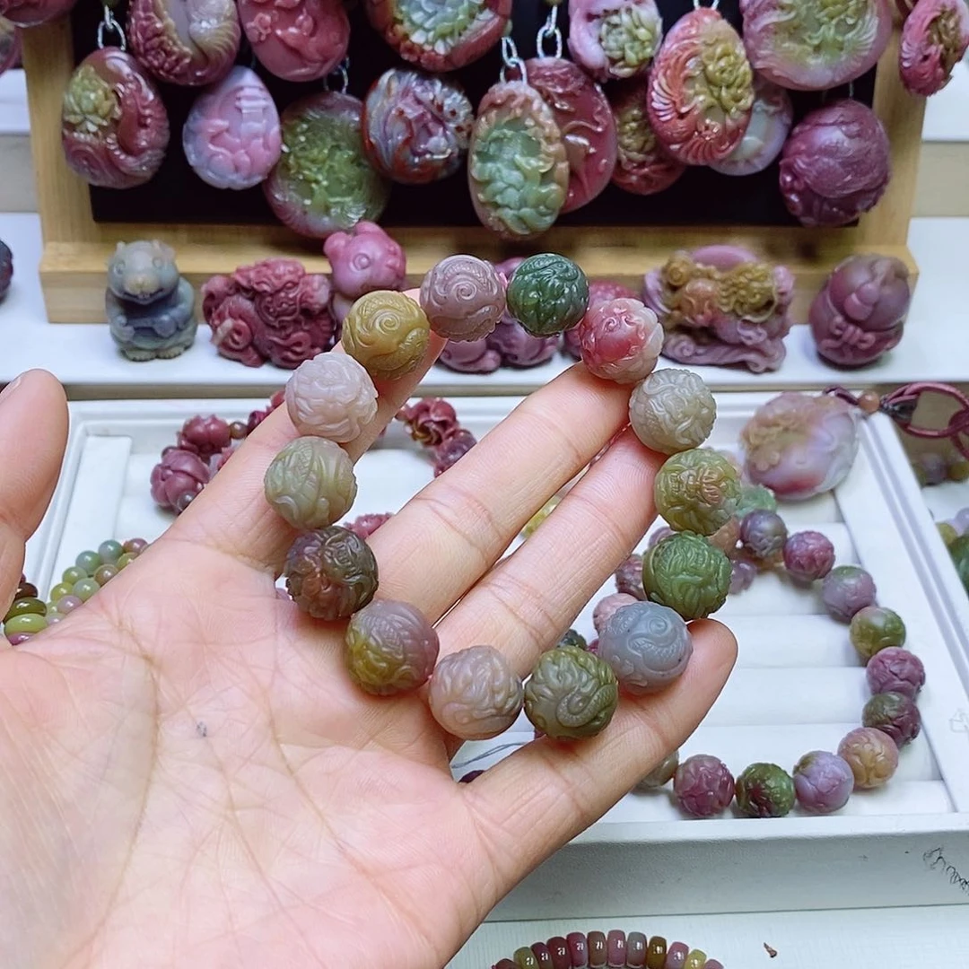 玛瑙/玉髓盐源玛瑙手串未镶嵌