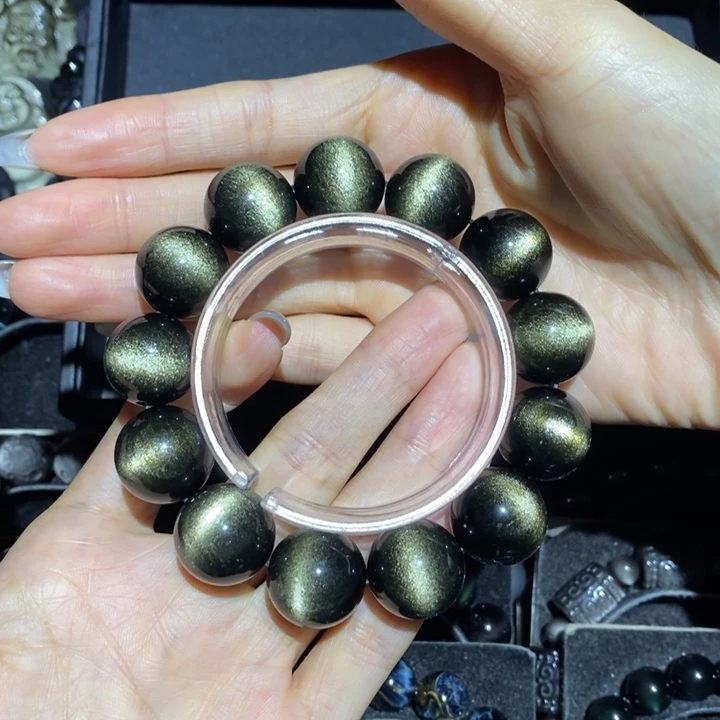 黑曜岩手链未镶嵌家**北