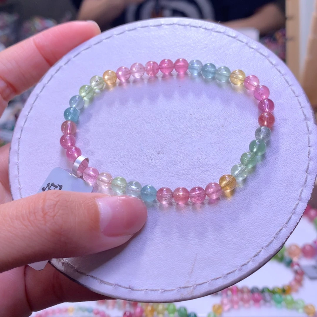 【闪购商品】未镶嵌手链碧玺5.1mm左右