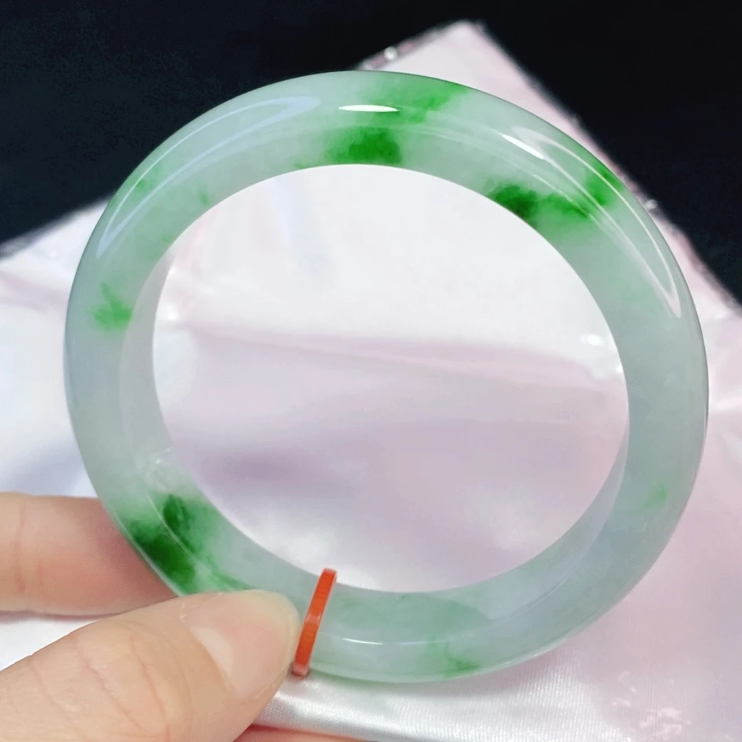 未镶嵌手镯翡翠56正圈