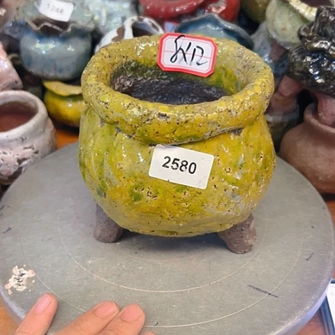 粗陶花盆手工花盆制作就这样