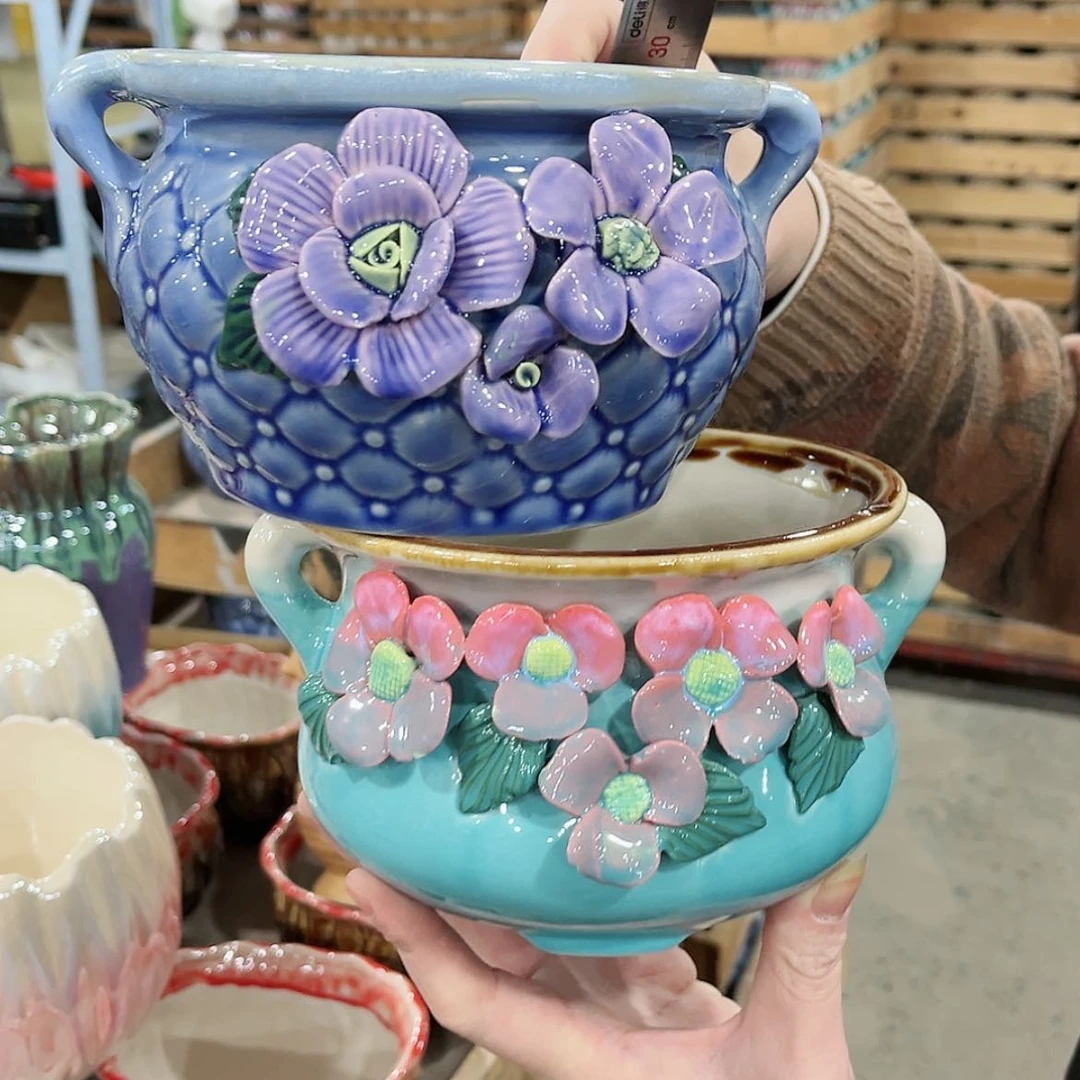 【闪购商品】陶瓷陶瓷多肉植物花盆