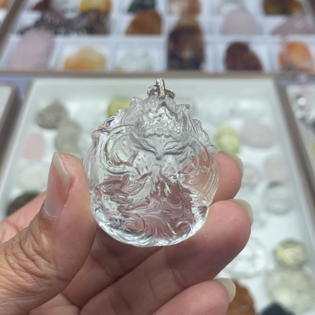 水晶吊坠(不含链)未镶嵌G****.