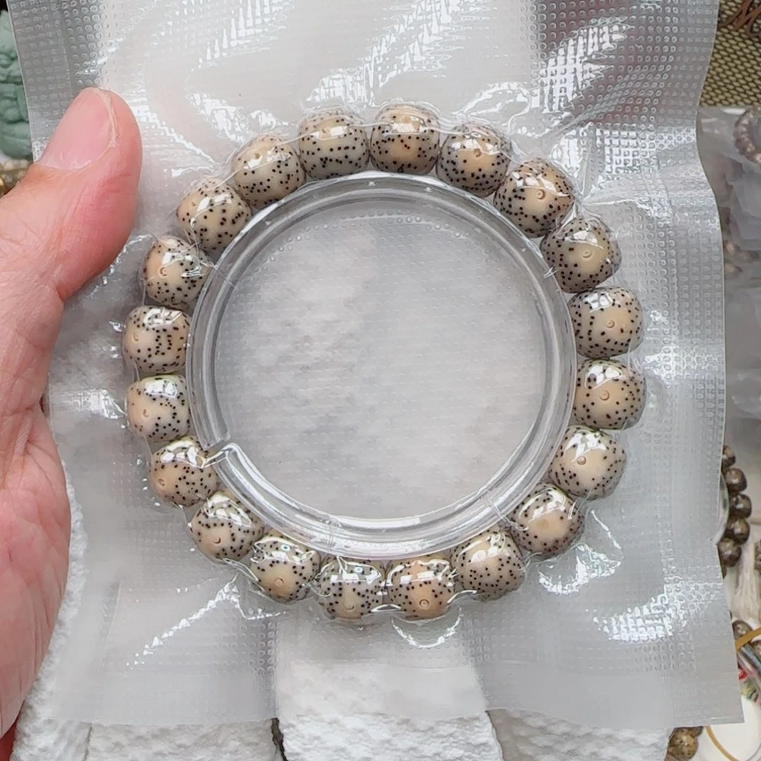 手串星月菩提糯冰果冻火烧云12*11