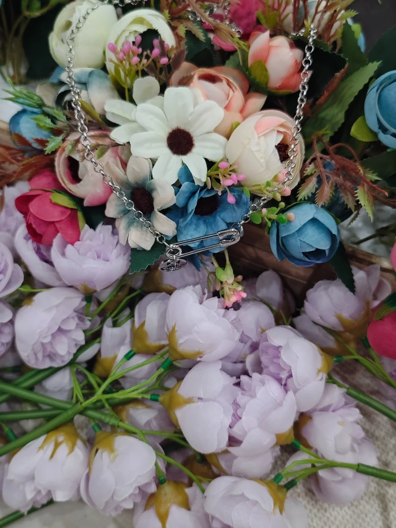 铜合金耳饰 流星时尚百搭耳饰【刻字大别针圆牌】X-030