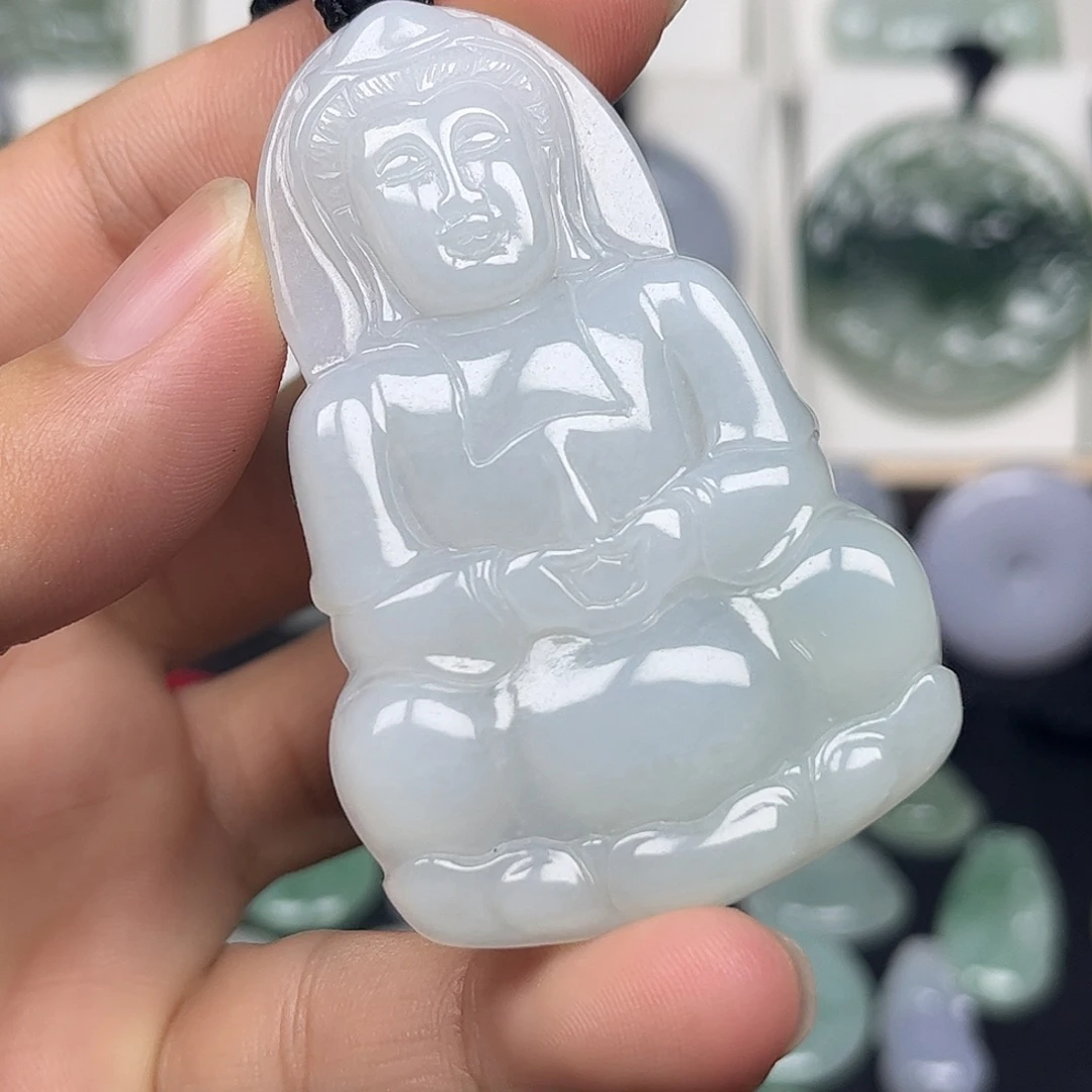 翡翠未镶嵌颈饰缅甸天然翡翠