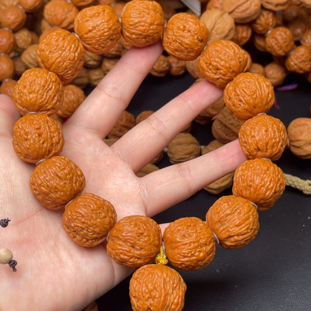 文玩核桃手串二***山荔枝纹手持