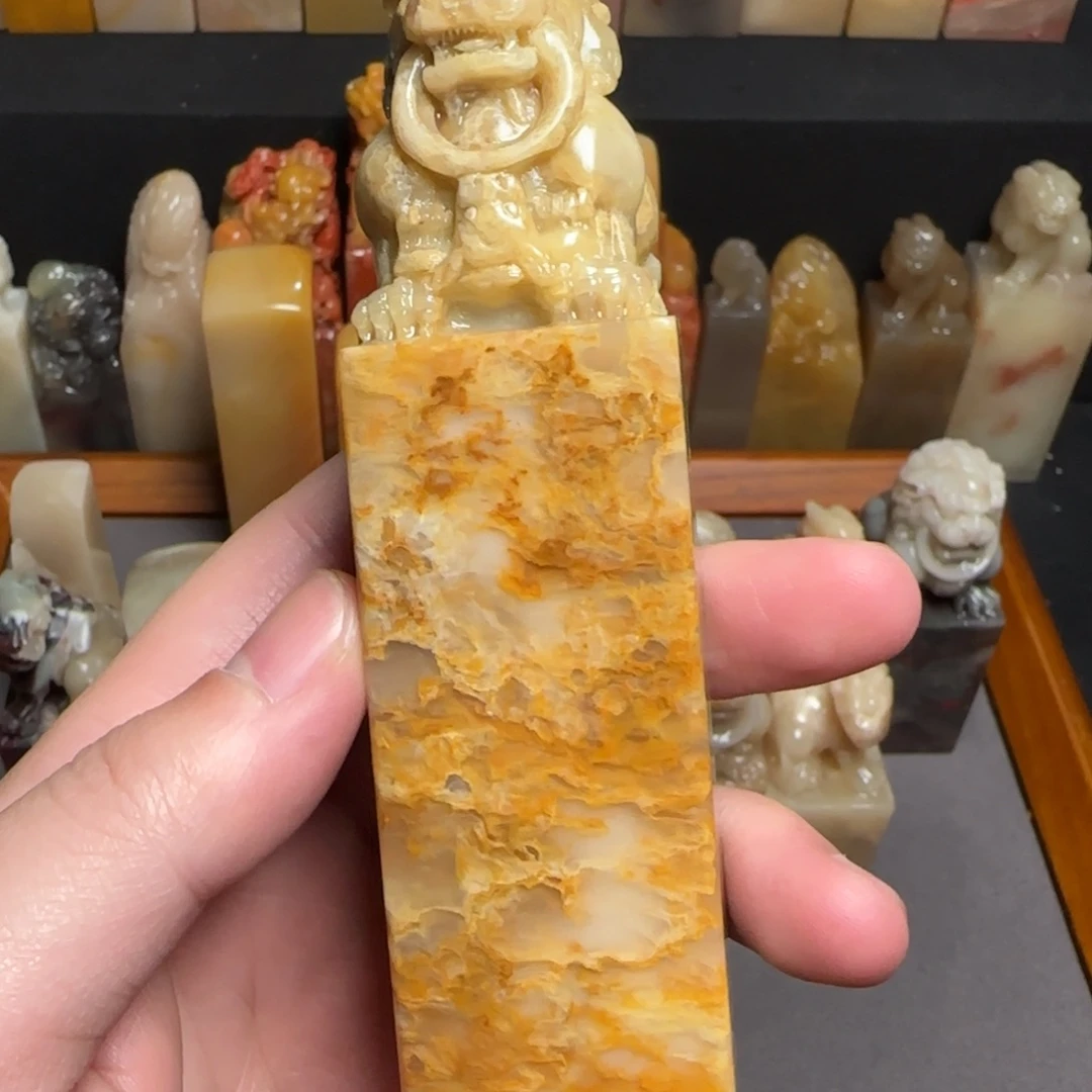 巴林石印石黄花冻