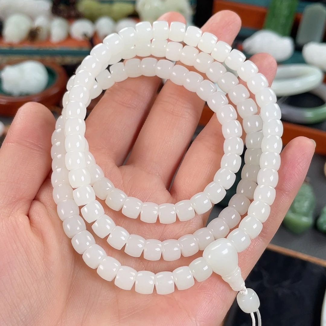 和田玉未镶嵌手链