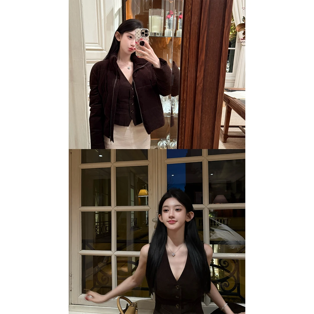 12/9「Ralph's十六区」内里复合毛灯芯绒马甲+老钱感灯芯绒棉服