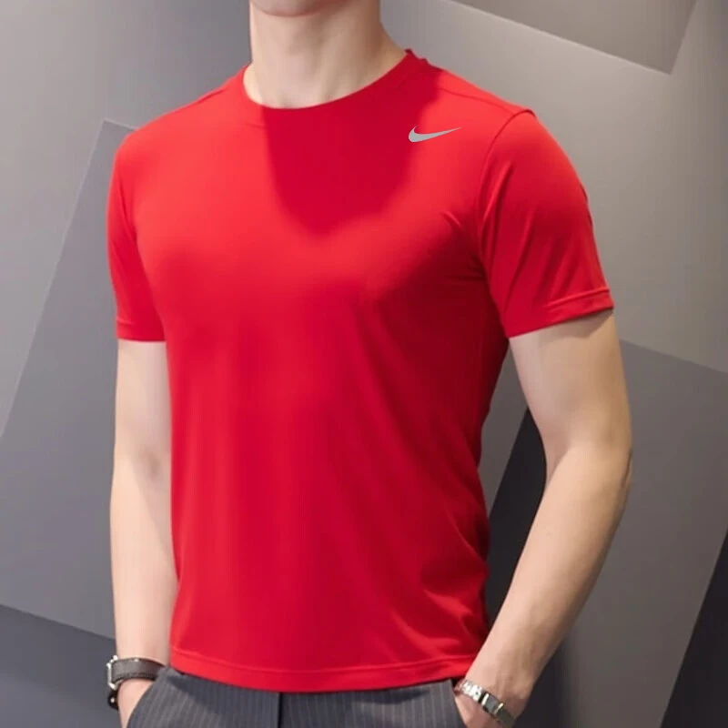 NIKE/耐克男士运动T恤夏季新款训练跑步运动短袖外出休闲上衣