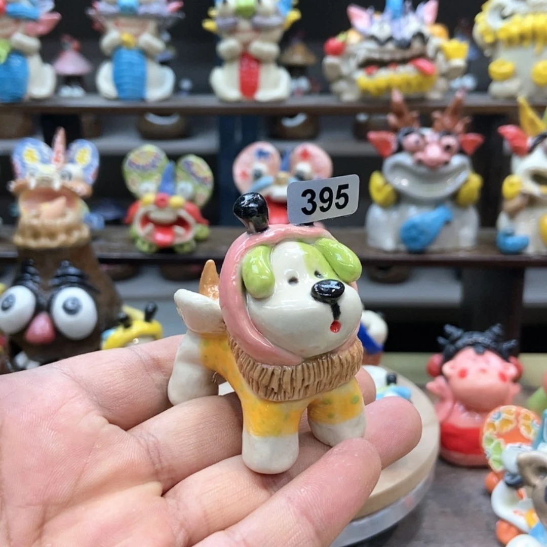 摆件直播间手工陶瓷摆件395