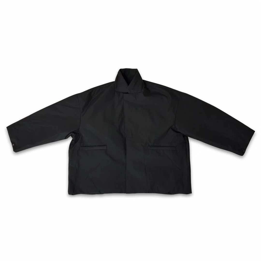 WHITELAB 冬季新款日系极简翻领阔版白鸭绒西装羽绒服男百搭外套