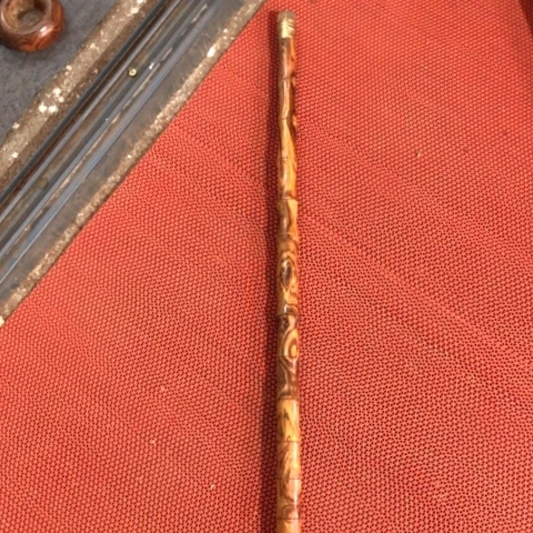 黄花梨/降香黄檀其他彪****刻海南黄花梨拐杖