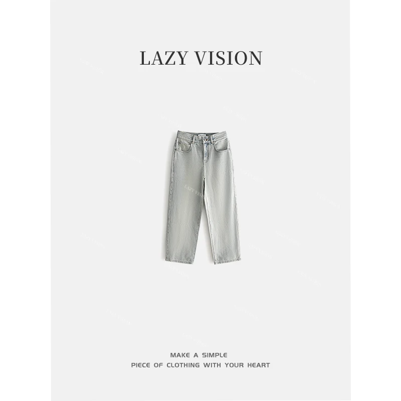 LAZYVISION【海盐】2025早春土耳其进口水洗牛仔裤ZMD-24098