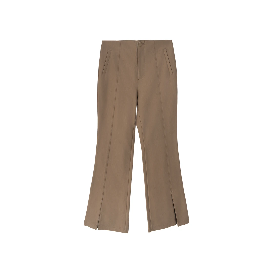 【七语专属】冬季中腰微喇裤微弹直筒裤便携休闲裤DF6204373565