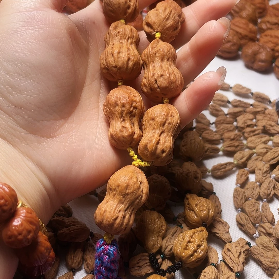 温***六文玩核桃吊坠花生